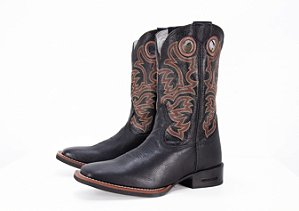 Bota Masculina Austin Ranch AR09 PRETO PRETO - 12AR092727F2P - Flex