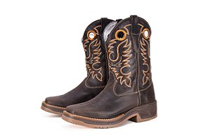 Bota Masculina FYD Solado Jump Cor Tabaco/Tabaco