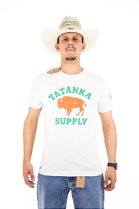 Camiseta Masculina Tatanka 100% algodão Branca