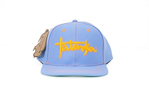 Boné Masculino Tatanka Azul e Amarelo Ouro