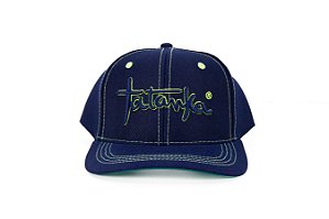 Boné Masculino Tatanka Azul industrial e verde neon