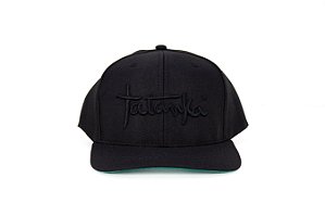Boné Masculino Tatanka Preto Escrito Preto