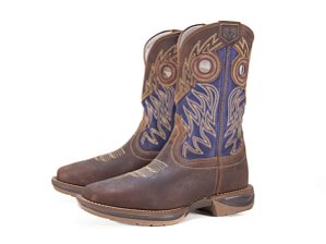 Bota masculina Durango - Solado Jump Cor 2400 - Custom Red Dog Azul Royal