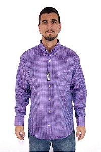 Camisas Classic manga Longa Roxa