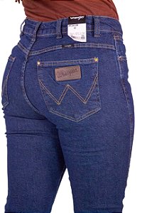 Calça Feminina Wrangler Lycra Alta Flare - WF2067UN