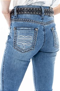 Calça Feminina Zenz - Jeans Cavallera
