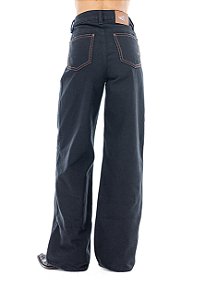 Calça feminina Zenz - Jeans Wide Leg Dark