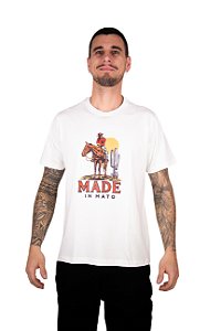 Camiseta Masculina Made in Mato - Of White Ref - CE1994