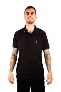 Camiseta Polo Masculina - Polo Ralph Lauren Preta