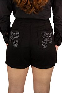 Short Saia Moon Horse – Tiffy Preta Ref 0113544