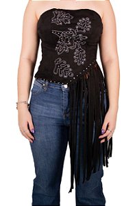 Top Moon Horse - Preto Tiffy com Franja Ref - 0113543