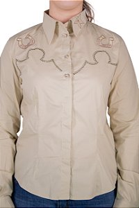 Camisa Feminina West Dust - Pasley Bordada Homus Ref 5595