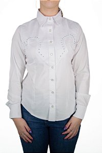 Camisa Feminina Miss Country Show - cor Branca