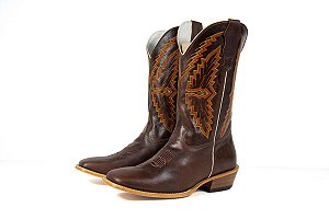 Botas mr West solado CARRAPETA B36 2651 BC/AM Fóssil tabaco Cano MÉDIO fóssil tabaco