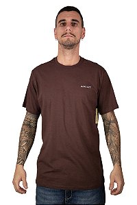 Camiseta Ariat - Marrom