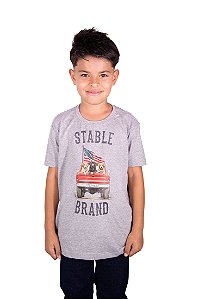 Camiseta Masculina Infantil - Stable Brand