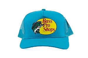 Boné Importado Bass Pro Shop - BPS MESH CAP/AQUA/OSFM/AQUA - Silk