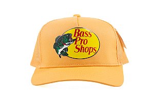 Boné Importado Bass Pro Shop - BPS MESH BACK CAP/ PASTEL ORANGE - Silk
