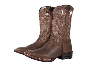 Bota Unissex Austin - Med Dog/Café Claro - Solado Flex