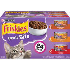 Pacote de variedades de comida úmida para gatos Friskies Gravy, latas de 5,5 onças (pacote com 24)