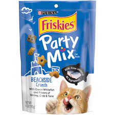 Guloseimas para gatos Friskies, Party Mix Beachside Crunch,