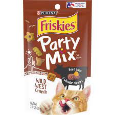 Guloseimas para gatos Friskies, Party Mix Crunch Wild West,
