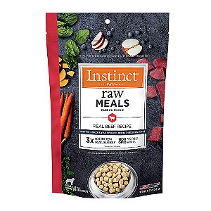Instinct® Raw Meals Ração seca liofilizada para cães adultos - sem grãos, carne bovina 269g