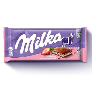 MILKA STRAWBERRY 100GR