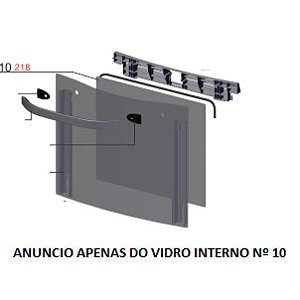 Vidro Interno Porta Forno Grande Fogão Electrolux 76Dwg Codigo 70203862 Original