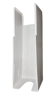 Capa Inferior Dobradiça Freezer Electrolux H330 H440 H550 H405 Codigo 67403840 Original