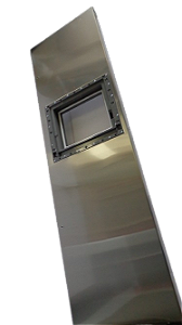 Porta Inox Refrigerador 220V Geladeira Electrolux SH70X 000798D0 A09099701 - Original ( Apenas a Porta com a Gaxeta )