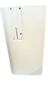 Porta Do Refrigerador Branca Geladeira Electrolux Tf42 70201882 Original ( Apenas a Porta com a Gaxeta )