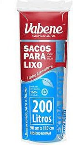 Saco lixo Azul 200 litros 5 unidades