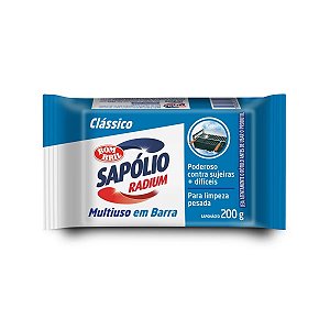 Saponáceo Barra Sapólio Radium Clássico 200g