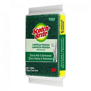 Esponja Para Limpeza Pesada Scotch-Brite Com 1 Unidade 3M