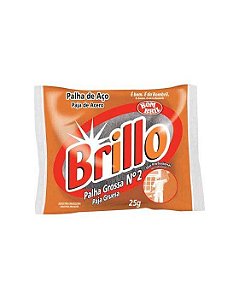 Palha De Aço Brillo Grossa N° 2 Bombril
