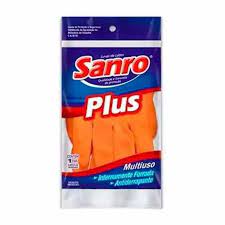 Luvas de Látex Sanro - Tamanho M