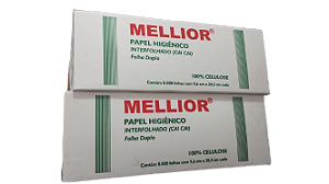 Papel Higiênico  Interfolhado ( Cai Cai ) Folha Dupla - Contém 8.000  Fl