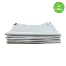 Saco alvejado branco grande 45cm x 70cm unitário
