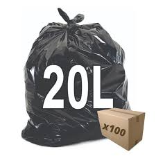 Sacos para Lixo Fardo c/ 100 Sacos de 20 Litros