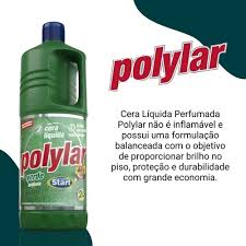 Cera Liquida 750 ml Polylar Verde Ardósia Start Limpeza Piso