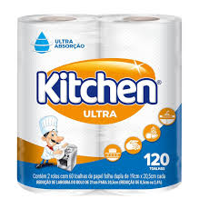 Papel Toalha Kitchen Ultra 120 Folhas