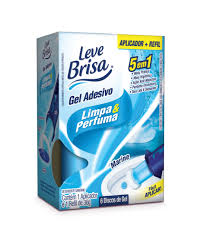 Gel Adesivo Sanitário Fresh Leve Brisa aplicador e refil com 6 aplicações