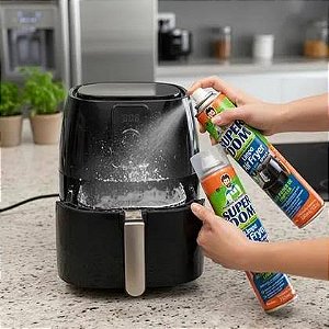 Spray Limpa Air Fryer Super Dom Dissolve A Gordura Sem Esforço 250ml
