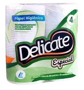 PAPEL HIGIENICO DELICATE ESPECIAL 100% CEL F. SIMP