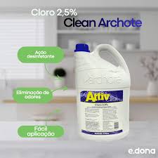 Cloro 2,5% 5 Litros Attiv Clean Archote