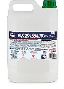 Álcool Gel 70° Super Vale 5L