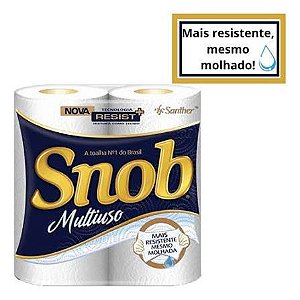 Papel Toalha Snob 2 Rolos c/ 60 toalhas