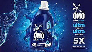 Lava Roupas Liquido OMO Ultra Power 1.8L