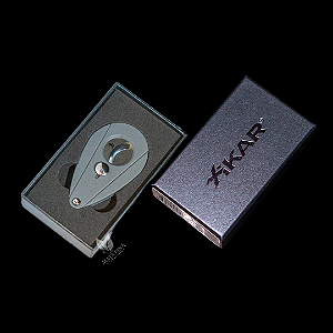 Cortador XIKAR Xi2 Lâmina Dupla Nylon Prata